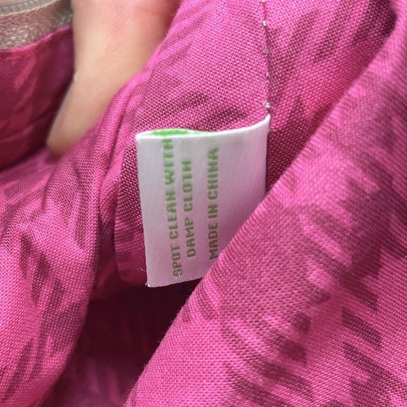 Vera Bradley Abby Multicolor Pink Paisley Meets Plaid Tote Bag Purse Satchel - Picture 13 of 13